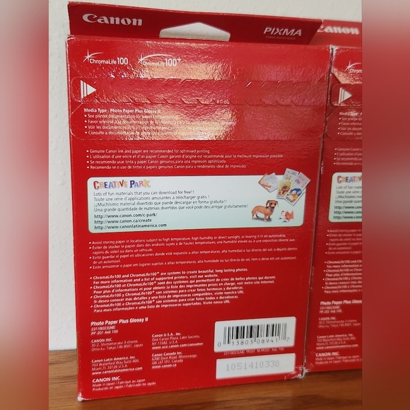 Cannon Photo Paper Plus Glossy 200 Sheets 4x6 - Picture 3 of 4